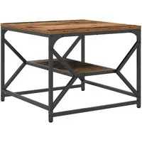 vidaXL Couchtisch mit Ablage in Holz-Optik 51x50x40 cm von vidaXL