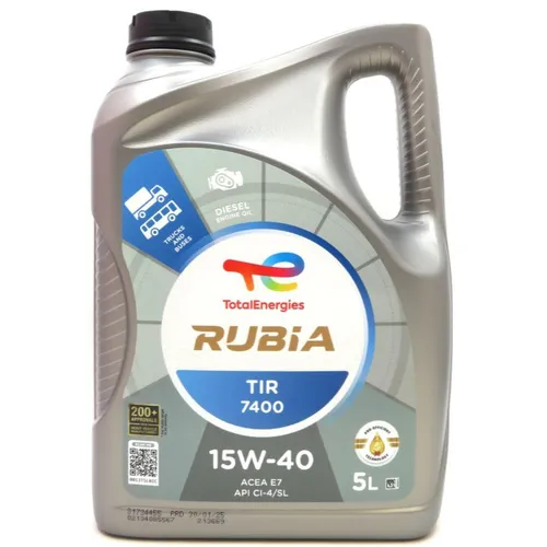 Liter TOTAL RUBIA TIR 7400 15W-40 5