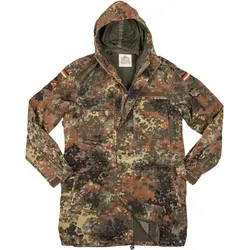 Mil-Tec Herren Parka-10105021 Flecktarn Parka - Jagen - Robuster Parka mit verstellbarem Klett und Belüftungsreißverschluss für optimale Anpassung und Komfort in jedem Gelände.