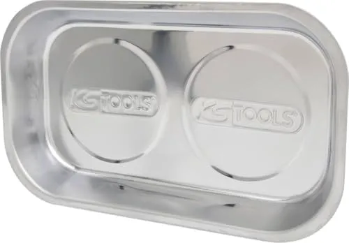 KS Tools 800.0151 Edelstahl Magnet-Teller, 140x240mm