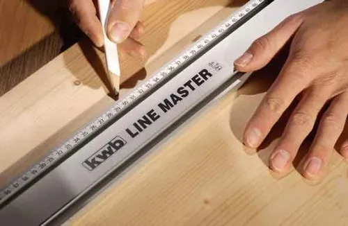 KWB Line Master Präzisionslineal 1000 x 58 x 10 mm von kwb Tools