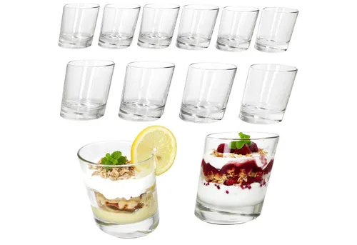 MamboCat Whiskyglas 12x Pisa - Elegante Tumbler mit dickem Boden - Whiskygläser aus hochwertigem Qualitätsglas, ideal für Whisky und Mixgetränke. Robust, spülmaschinengeeignet und mit einem einzigartigen diagonalen Design für außergewöhnliche Lichtreflexe.