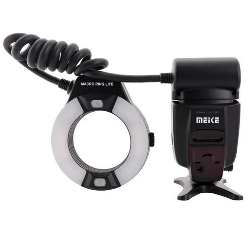 MK-14EXT Makro i-TTL Ringblitz für Nikon - Blitzgeräte mit flexibler Ausleuchtung: Zwei Ringhälften für perfekte Beleuchtung bei Makro- und Portraitaufnahmen, vollautomatischer Datenaustausch ohne Setup.