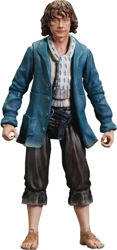Diamond Select Toys Actionfigur Herr der Ringe - Deluxe Pippin 18 cm - Actionfigur aus Herr der Ringe, inklusive Zubehör und Diorama-Base, perfekt für Sammler und Fans ab 8 Jahren.