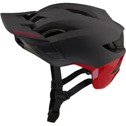 Troy Lee Designs Flowline SE MIPS Radian Fahrradhelm, schwarz-grau-rot, Größe XL 2XL für Männer
