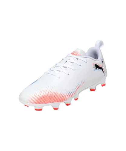 Puma Future 8 Play Fg/Ag Jr - Fußballschuhe für junge Talente - Fußballschuhe für Kinder, hergestellt aus 30 % recycelten Materialien, bieten Komfort, Unterstützung und 360-Grad-Beweglichkeit auf festen Böden und Kunstrasen.
