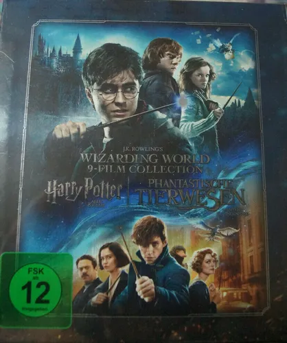 Harry Potter & Phantastische Tierwesen Sammelbox - Komplette Blu-ray-Edition mit allen Harry Potter Filmen und Phantastische Tierwesen in limitierter Steelbook-Ausgabe – ein Must-Have für jeden Fan!