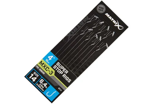 Produktbild Fox Matrix Feederhaken Fox Matrix MXC-3 Super Stops Rigs 10cm - 8 Feedervorfächer