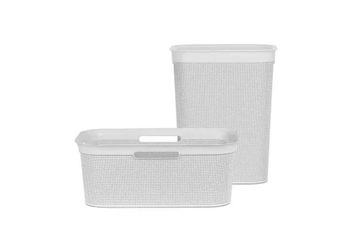 Wäschekörbe Weiß von Rotho