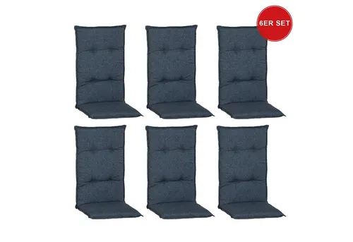 beo Polsterauflage Saumauflage Hochlehner Barcelona im Set - Auflagen für Hochlehner-Stühle, mit 6 cm Polsterung für höchsten Sitzkomfort und umweltfreundlicher Handarbeit aus Europa.