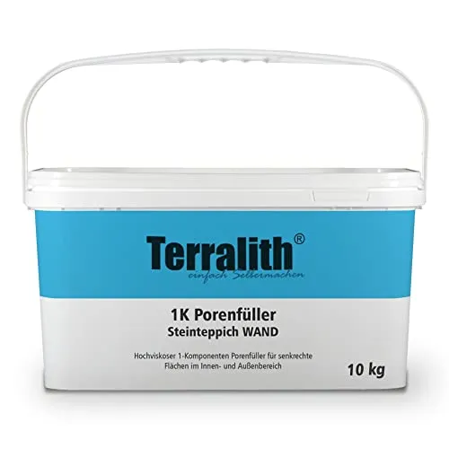 Terralith 1K Porenfüller WAND STP -10 kg - Hochleistungsfugenmörtel - Fugenmörtel für Wandflächen, bietet hervorragende Haftung und ist ideal für Innen- und Außenanwendungen.