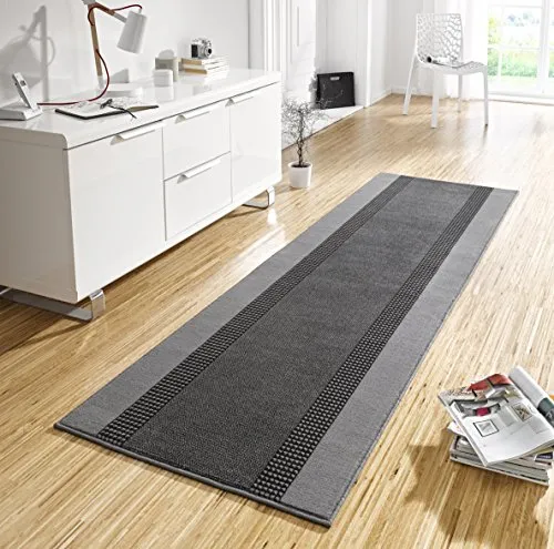 Hanse Home Teppich Läufer Band 80x200cm – Moderner Kurzflor Teppich für jeden Raum - Läufer in hochwertiger Verarbeitung aus 100% Polypropylen, strapazierfähig und für Fußbodenheizungen geeignet – ideal für Flur, Wohnzimmer und mehr.