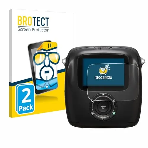 BROTECT 2 Stück Schutzfolie für Fujifilm Instax Square SQ10 Displayschutz Folie Made in Germany, Ultra-Klar