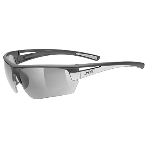 Uvex gravic Sportbrille - Wechselscheiben für Damen und Herren - Sportbrillen mit druckfreiem Sitz und perfektem Halt, inkl. 3 Wechselscheiben für optimalen UV-Schutz, ideal für aktive Sportler.