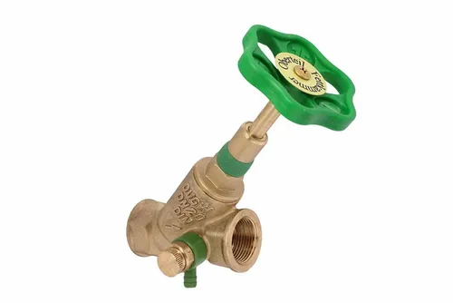 SCHLÖSSER KFR-Schrägsitzventil DN 32 1 1/4'' - Expansionsventil aus Edelstahl mit steigender Spindel, ideal für zuverlässige Steuerung in Heizungs- und Kühlsystemen.