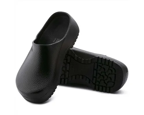 Birkenstock Super Birki Black Gr.38 - Gartenclogs für Unisex, Größe 38 in elegantem Schwarz, ideal für Komfort und Langlebigkeit im Garten oder Zuhause.