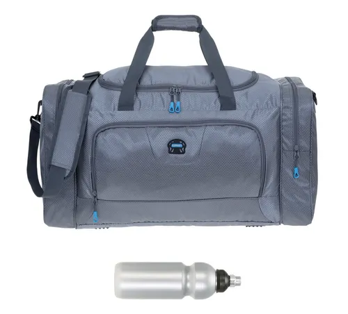 ELEPHANT Sporttasche Trainer Large 55 cm - Sporttasche mit 40 Litern Stauraum, ideal für Sport, Reisen oder Sauna. Inklusive Trinkflasche und praktischem Schultergurt für hohen Tragekomfort.