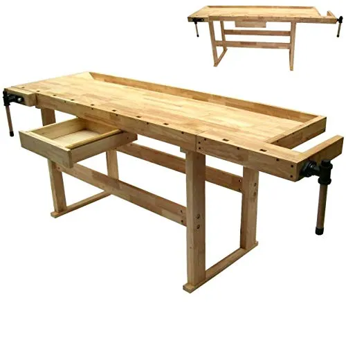 Hobelbank 2110 Werkbank Holzwerkbank 06047 Hobeltisch Holz Hobel Arbeits Werktisch AWZ