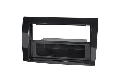 tomzz Audio Radioblende passt für Fiat Bravo ab 2007 (198) Piano Lack schwarz Autoradio