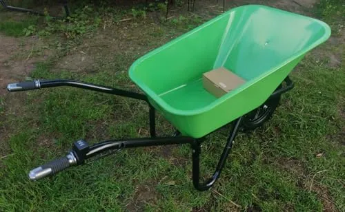 Akku Elektro Schubkarre Elektrische Motor 500W Zuladung 150KG Motorschubkarre Garten Baustelle Gala BAU Heimwerken