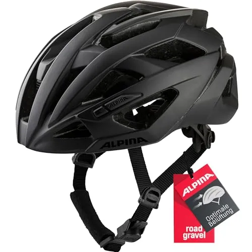 Alpina VALPAROLA Fahrradhelm - Leichter, stoßabsorbierender Fahrradhelm mit optimaler Klimatisierung und antibakteriellen Polstern für höchsten Tragekomfort.