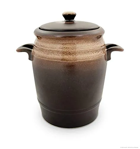 Bunzlauer Keramik Einmachglas 4,2L – Dekorativer Rumtopf von Bunzlauer Keramik