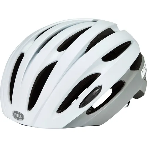 Bell Avenue Mips Helm Rennrad, Weiß/Grau - Matt/Poliert - Fahrradhelm mit MIPS-Technologie für optimalen Schutz und Komfort beim Rennradfahren. Erhältlich in der Größe S/M.