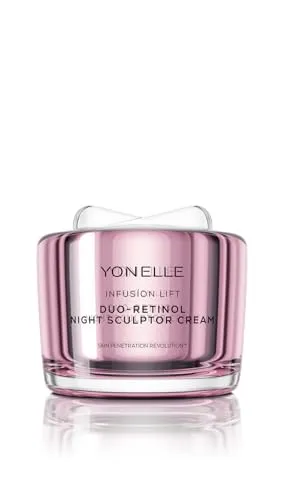 YONELLE Retinol Nachtcreme – Duo-Retinol & Peptide für Straffere, Glattere Haut – Anti-Aging Collagen Pflege für Reife Haut, Faltenreduktion & Intensive Nachtregeneration
