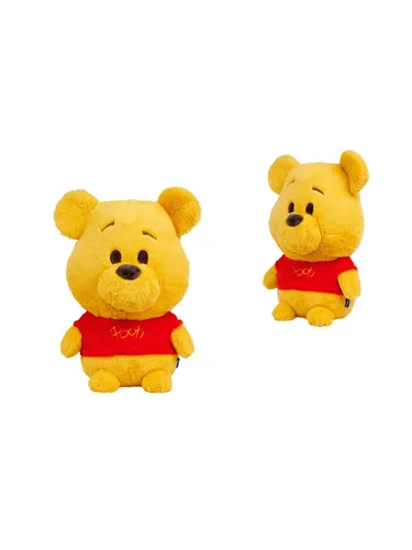 Simba Disney Huggables Winnie Puh 35 cm - Kuscheliges Plüschtier - Winnie Puh von Simba - Ein weiches Stofftier für Kinder ab 0 Monaten. Ideal zum Kuscheln und Spielen, bietet es Freude und Geborgenheit für kleine Fans.