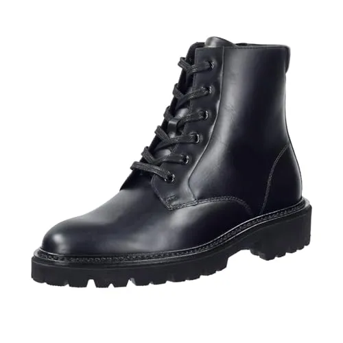 GANT Footwear Damen IVYHILL Sneaker, Schwarz, 42 EU - Wanderschuhe aus langlebigem Echtleder mit flexibler, griffiger Laufsohle und zusätzlichem Reißverschluss für optimalen Komfort.