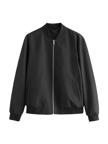 NEXT Herren Standard Wasserabweisende Bomberjacke Schwarz XL