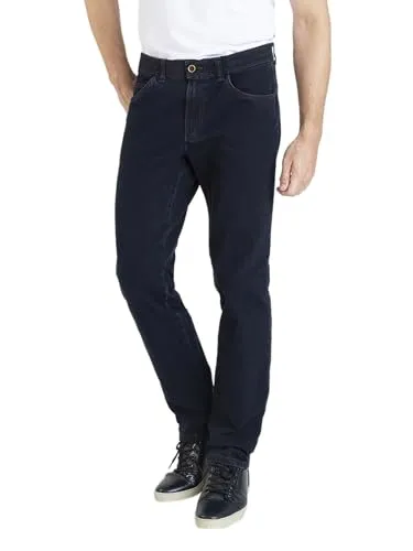 Club of Comfort Herren Jeans Hose Marvin, Regular Leg, Dunkelblau, Größe 56