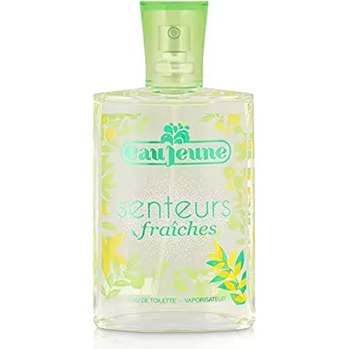 Eau Jeune EDT Spray - Senteurs Fraiches 75 ml - Eau de Toilette für Damen mit einem frischen, sonnigen Zitrusduft, der Weiblichkeit feiert und ein Gefühl von Frühling vermittelt.