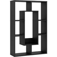 Costway Bücherregal mit 7 Fächern & Kippschutz 60 x 20 x 90 cm Schwarz