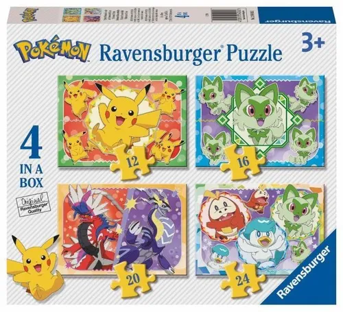 Puzzle 4in1 Pokemon