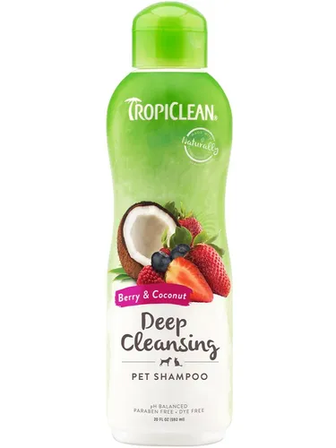 Berry and Coconut Shampoo - Luxuriöses Tier-Shampoo mit Himbeere und Mango, für glänzendes Fell und sanfte Pflege für Hunde und Katzen