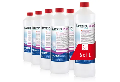 L BAYZID Poolclear - Trübungsbeseitigung für Pool-Filter, schnell klare Wasser für sorgenfreies Baden und Planschen