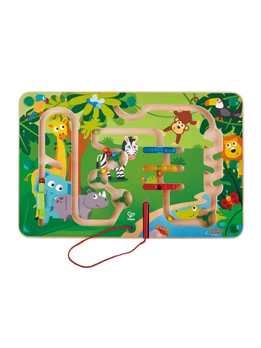 Hape Dschungel-Labyrinth mit vielen Funktionen aus Holz