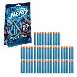 Nerf Elite 2.0 Dart Nachfüllpackung, 50 Nerf Elite Darts, mit Allen Nerf Blastern kompatibel, die Nerf Elite Darts verwenden
