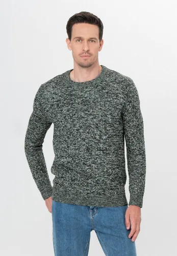Key Largo Rundhalspullover MST COMO round grün L - Herren-Pullover aus 55% Polyacryl und 45% Baumwolle, ideal für den Alltag, pflegeleicht und in trendigem Grün für einen frischen Look.