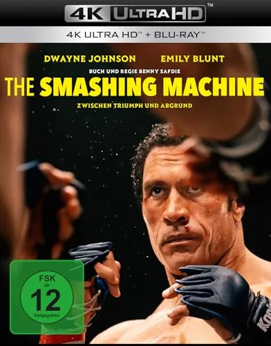 Vorbestellung: The Smashing Machine - 4K Ultra HD + Blu-ray - Filme - Erleben Sie den packenden Film 'The Smashing Machine' in atemberaubender 4K Ultra HD und Blu-ray Qualität, ideal für Filmfans und Sammler!