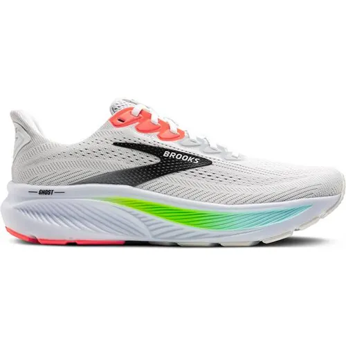 Brooks Herren Ghost 17 Laufschuh in Weiß 40.5 von Brooks