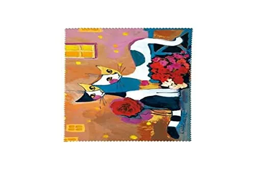 Fridolin Brillenputztuch Rosina Wachtmeister-Village Party, Stoff, bunt, 18x12.5x1 cm