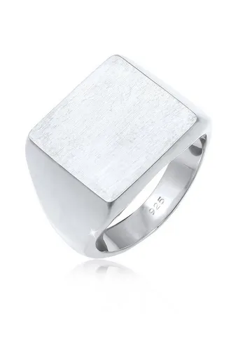 Elli Siegelring Quadrat 925 Sterling Silber von Elli