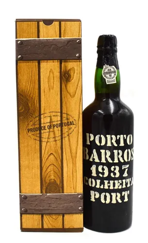 Rarität: Porto Barros 1937 Colheita Portwein 0,75l abgefüllt 1979
