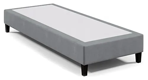 Elegantes Boxspringgestell 70x200-90x200 cm - Hochwertiges Boxspringbett ohne Matratze, gefertigt aus robusten Materialien, mit wasserdichtem und langlebigem Trinity Stoff für höchsten Liegekomfort.