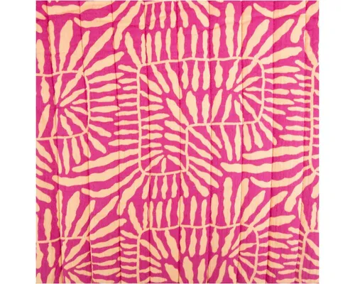 SCHÖNER LEBEN. Steppstoff Musselin Doubleface fuchsia floral Meterware - Hochwertiger Musselin-Steppstoff in Fuchsia mit floralen Mustern. Ideal für kreative Nähprojekte, bietet er eine angenehme Haptik und vielseitige Einsatzmöglichkeiten für Bekleidung und Wohntextilien.