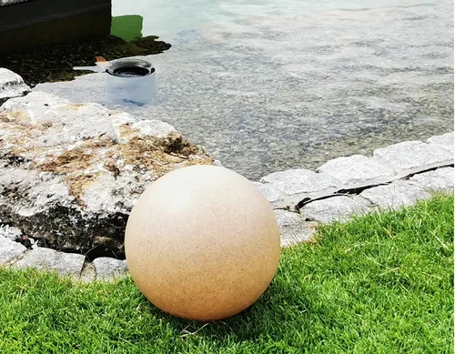 TRANGO LED Gartenleuchte 200S Sandstone von Trango