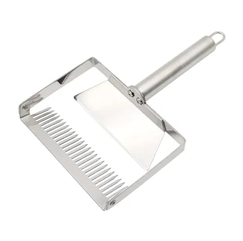 Entdeckelungsgabel Pro aus Edelstahl XL zum entdeckeln von Waben Rähmchen Honig Imkerei Imker