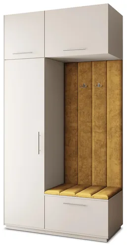 Produktbild Masseno Garderobe-Set REMA 120/240/60 cm – Modernes Design in Kaschmir